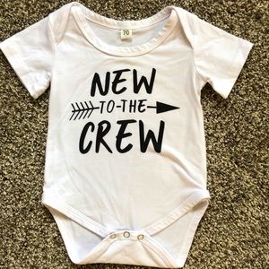 New to the crew bodysuit